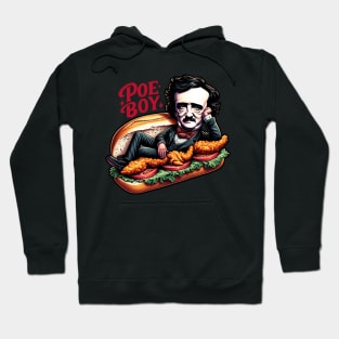 Edgar Allan Poe Funny Poe Boy Sandwich Hoodie